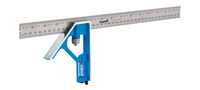 image of Milwaukee True Blue/Silver Zinc/Stainless Steel Combination Square - 16 in Length - 5.31 in Wide - E280IM