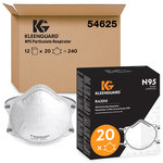 image of Ansell KleenGuard Particulate Respirator 3300, RA3315 54625 - Size Standard - White