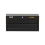 image of Stanley 100 Series 11 1/2 in Middle Tool Chest STST22621BK - 2 Drawer - Steel
