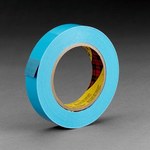image of 3M Scotch 8899HP Blue Filament Strapping Tape - 96 mm Width x 55 m Length - 98897