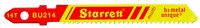 image of Starrett Wood Cutting Jigsaw Blade BU214 - 14 TPI - 5/16 in Width x.040 in Thick - Bi-Metal