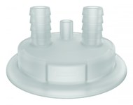 image of Justrite Polypropylene Carboy Cap Adapter - 83 mm Width - 1.9 in Height - 697841-18229