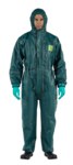 image of Ansell Microchem AlphaTec Chemical-Resistant Coveralls 68-4000 GR40-T-92-111-09 - Size 5XL - Green - 06051