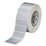 image of Brady THT-7-362-3 Die-Cut Printer Label Roll - 2.75 in x 1.25 in - Metallized Vinyl - Silver - B-362 - 55061