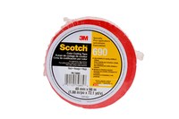image of 3M Scotch 690 IW Red Color Coding Bag/Packaging Tape - 48 mm Width x 66 m Length - 2.3 mil Thick - 74885