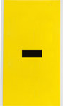 image of Brady 3470-DSH Punctuation Label - Black on Yellow - 5 in x 9 in - B-498 - 34737