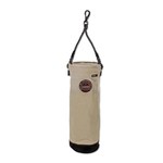 image of Ergodyne Arsenal 5742T Canvas / Leather / Plastic Bucket - Canvas / Leather / Plastic - 125 lb - White - 14542