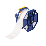 image of Brady J-136-7425J Die-Cut Printer Label Roll - 1.5 in x 0.75 in - Polypropylene - White - B-7425J - 62490
