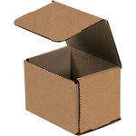 image of Kraft Corrugated Mailers - 3 in x 4 in x 3 in - 12867