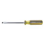 image of Stanley 5/16 in Slotted 100 Plus Screwdriver - Steel - 6 in - 08339