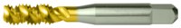 image of Cleveland 1094-TN #6-32 UNC H3 High Helix Bottoming Tap C55570 - 2 Flute - TiN - 2 in Overall Length - High-Speed Steel