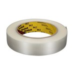 image of 3M Scotch 862 Clear Filament Strapping Tape - 9 mm Width x 55 m Length - 4.6 mil Thick - 71162