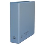 image of Desco Blue ESD / Anti-Static Binder - 12 in Length - 3 in Wide - 0.016 in Thick - 07434