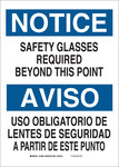 image of Brady B-555 Aluminum Rectangle White PPE Sign - 10 in Width x 14 in Height - Language English / Spanish - 38188