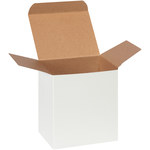 image of White Reverse Tuck Folding Cartons - 3.5 in x 4.5 in x 5 in - 3317