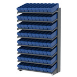image of Akro-Mils APRS Fixed Rack - Gray - 8 Shelves - APRS18148 BLUE