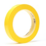 image of 3M 471 Yellow Marking Tape - 3/4 in Width x 36 yd Length - 5.2 mil Thick - 03127