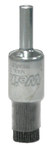 image of Weiler Burr-Rx Nylon Cup Brush - Shank Attachment - 1/2 in Diameter - 0.026 in Bristle Diameter - 86100