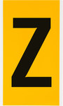 image of Brady 1570-Z Letter Label - Black on Yellow - 5 in x 9 in - B-946 - 97595