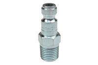 image of Coilhose Connector 1603-DL - 3/8 in MPT Thread - Plated Steel - 92218