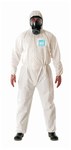 image of Ansell Microchem AlphaTec Chemical-Resistant Coveralls 68-2000C WH20-B-92-129-04 - Size Large - White - 05997