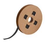 image of Brady Permasleeve PS-C-250-BK Black Polyolefin Continuous Thermal Transfer Printer Heat-Shrink Tubing - 90 ft Length - 754473-89772