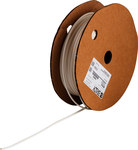 image of Brady Bradymark HSA-24-WT White Polyolefin Continuous Thermal Transfer Printer Heat-Shrink Tubing - 100 ft Length - 0.046 in Min Wire Dia to 0.093 in Max Wire Dia - 662820-03756