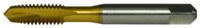 image of Greenfield Threading SPGP-TN #5-40 UNC H2 Spiral Point Machine Tap 356403 - 2 Flute - TiN - 1.9375 in Overall Length - High-Speed Steel