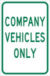 image of Brady Aluminum Rectangle White Parking Restriction, Permission & Information Sign - 12 in Width x 18 in Height - 103720
