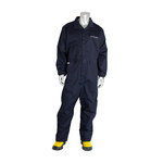 image of PIP Fire-Resistant Coveralls 9100-52772/L - Size Large - Blue - 36696