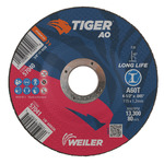 image of Weiler Tiger Cutting Wheel 57041 - 4.5 in - Aluminum Oxide - 60 - T
