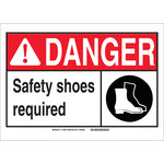 image of Brady B-302 Polyester Rectangle PPE Sign - 14 in Width x 10 in Height - Laminated - 119903