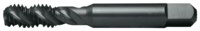 image of Cleveland 1096 3/8-24 UNF H3 CNC Heavy Duty Bottoming Tap C58451 - 3 Flute - Steam Oxide - 2.94 in Overall Length - High-Speed Steel
