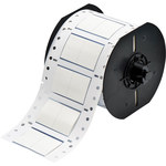 image of Brady PermaSleeve B33-750-2-342-2 Die-Cut Printer Sleeve - Polyolefin - White - B-342 - 94841