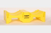 Eagle Yellow Polyethylene 1250 lb 12 gal Drum Dispensing Shelf - 35 3/4 in Length - 42 in Height - 048441-00102