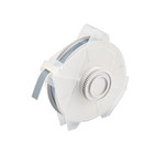 image of Brady 76654 Printer Label Roll - 0.5 in x 100 ft - Polyester - Gray - B-569