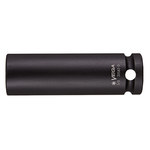 image of Vega Tools 32103-D 12 Point 21 mm Impact Socket - 4140 Steel - 1/2 in Square Drive - B - Straight - 80.0 mm Length - 01979