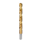image of Milwaukee Thunderbolt 27/64 in Drill Bit 48-89-2224 - Right Hand Cut - Split 135° Point - Titanium Nitride Finish - 5.375 in Overall Length - 3.9375 in Flute - Titanium Coated