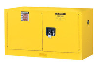 image of Justrite Sure-Grip EX Hazardous Material Storage Cabinet 891700, 17 gal, Steel, Yellow - 11273