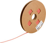 image of Brady Permasleeve PS-C-125-OR Orange Polyolefin Continuous Thermal Transfer Printer Heat-Shrink Tubing - 100 ft Length - 754473-85589