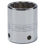 image of Proto J5428M-TT 12 Point 28 mm Tether-Ready Deep Socket - 1/2 in Drive - 11686