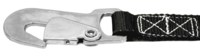 image of Lift-All Load Hugger Polyester Stamped Snap Hook Load Tie Down 60104X11 - 1 in x 11 ft - Black