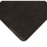 image of Wearwell Anti-Fatigue Mat 405.38x2x105BK - 2 ft x 105 ft, Recycled Rubber - Black - 30007