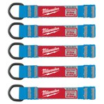 image of Milwaukee D-Ring Web Attachment 48-22-8870, 0.3 in x 3 in, Nylon, Blue/Red/Black - 52627