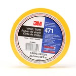 image of 3M 471 Yellow Marking Tape - 1 in Width x 36 yd Length - 5.2 mil Thick - 68855