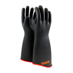 image of PIP NOVAX 0162-4-18 Black 10.5 Rubber Electrical Safety Gloves - 162-4-18/10.5