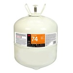 image of 3M Fast 74 Spray Adhesive Orange Liquid Cylinder - 62852 - 28.8 lb Net Weight