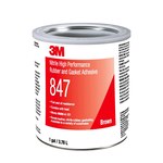 image of 3M High Performance 847 Rubber & Gasket Adhesive Brown Liquid 1 gal Can - 19723