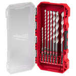 image of Milwaukee SHOCKWAVE Impact Duty Multi-Material Drill Bit Set 48-20-8899 - Carbide Tipped - Hex Shank