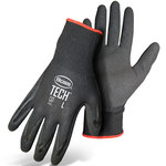 image of PIP Boss Tech 1UH7820 Black Large General Purpose Gloves - Nitrile Palm & Fingers Coating - 1UH7820L